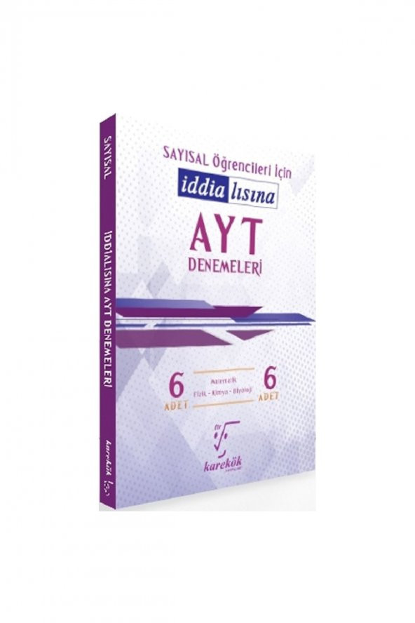KAREKK AYT İDDİALISINA DENEMELERİ ürün görseli 1