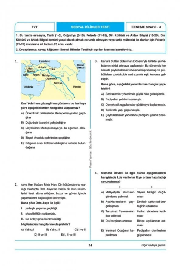 PUAN TYT 7 DENEME YENİ NESİL - Resim 6