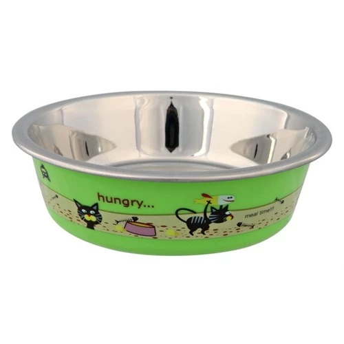 Trixie kedi mama ve su kabı, paslanmaz,0,23lt 12cm ürün görseli 1