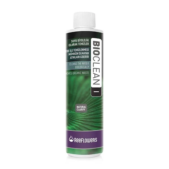 Reeflowers BioClean I 500 ml Skt :07/2027 Su Temizleyici  Tatlı ve Tuzlu akvaryumları için Suyu Biyolojik Olarak Temizler ürün görseli 1