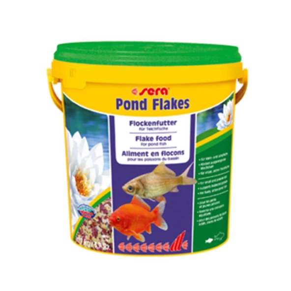 Sera Pond Flakes Nature 100 gr Kovadan Bölme (Yeni Seri ) Havuz Balıkları için Pul yem  Skt:11/2027 ürün görseli 1