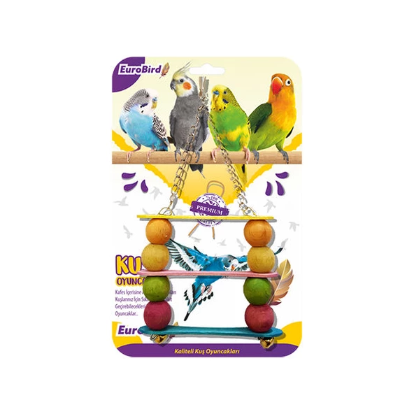 EuroBird Kuş Oyuncağı Üçlü Salıncak (KY31) ürün görseli 1
