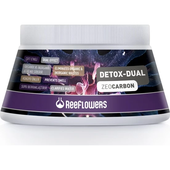 Reeflowers Detox-Dual  Zeo Carbon 500 ml 360 gr. Akvaryum Dış Filtre Malzemesi ürün görseli 1