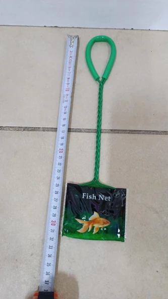 Akvaryum Balık Kepçesi 3 inç 7.6x6.4 cm Sap Boyu : 24 cm ürün görseli 1