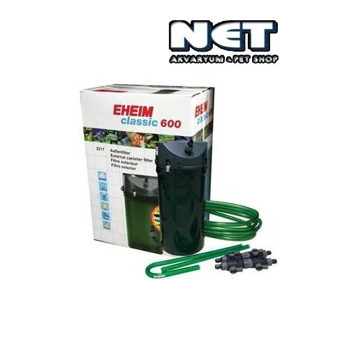 Eheim Classic 600 2217-02 Dış Filtre Musluklu  1000 L/H  Anadolu Pet Ürünü ürün görseli 1