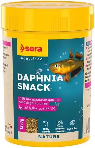 Sera Daphnia Snack Nature 100 ml. 10 gr. Orjinal Kutusunda Su Piresi  Skt:12/2028 ürün görseli 1