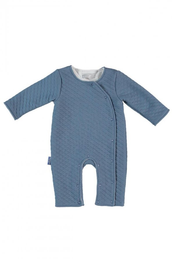 MonaRoza Erkek Bebek Yandan Çıtçıtlı Bebek Tulum 21-929 ürün görseli 1