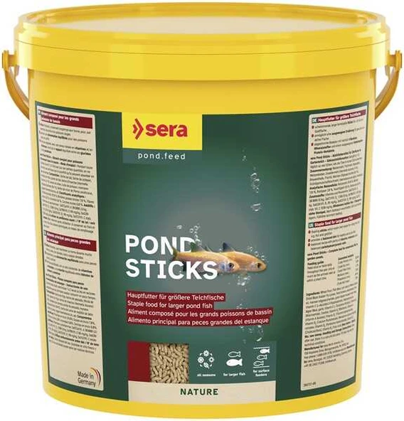 Sera Pond Granulat 10 lt. Kova Japon Balığı Yemi  Orjinal Kovasında  SKT : 04/2028 ürün görseli 1
