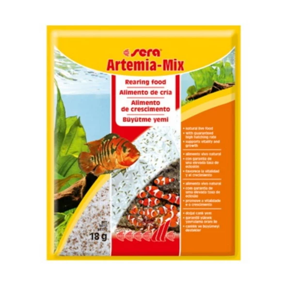 Sera Artemia Mix 18 gr. Skt : 11/2027 ürün görseli 1