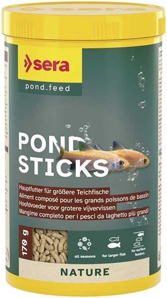 Sera Pond Sticks Granulat 1000 ML Skt : 11/2027 Orjinal Kutusunda  Japon Balığı Yemi ürün görseli 1