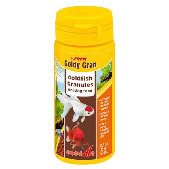 Sera GoldFish Granules 50 ml 15 gr Skt : 11/2028 Orjinal Kutusunda ürün görseli 1