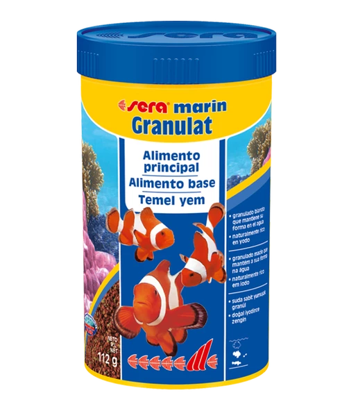 Sera Marin Granulat 250 ml 116 gr SKT:03/2028 Balık Yemi Orjinal Kutusunda ürün görseli 1
