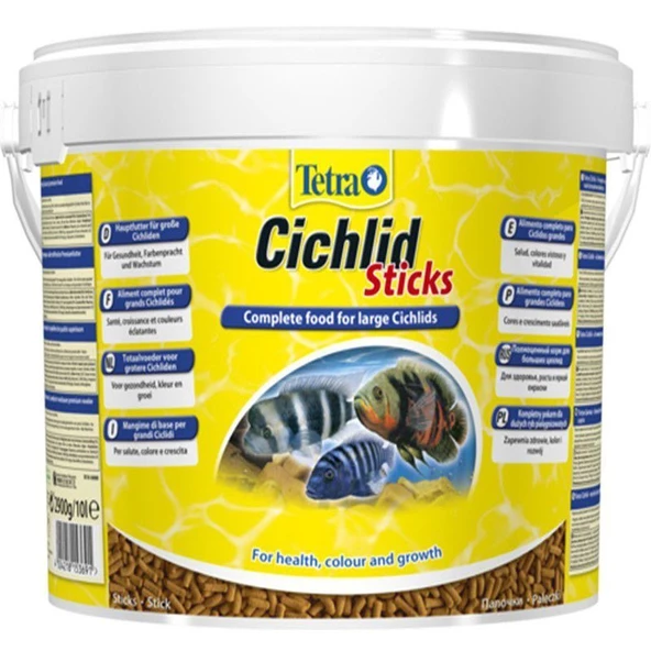 Tetra Büyük Boy Balık Yemi 250 gr Cichlid Sticks ürün görseli 1