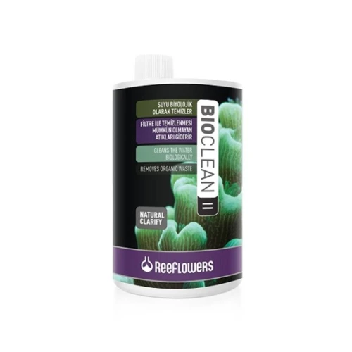 Reeflowers BioClean II 1000 ml. Skt:12/2028 Su Temizleyici Tatlı ve Tuzlu akvaryumları için Suyu Biyolojik Olarak Temizler ürün görseli 1