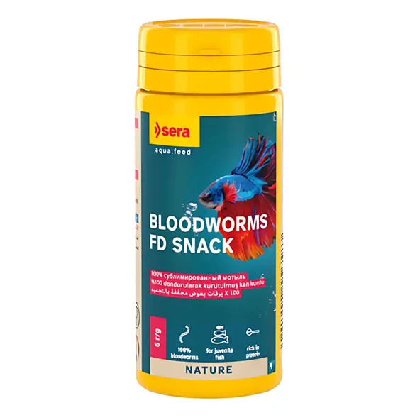 Sera FD Bloodworms FD Snack Nature 50ml Kan Kurdu  Skt:12/2028 ürün görseli 1