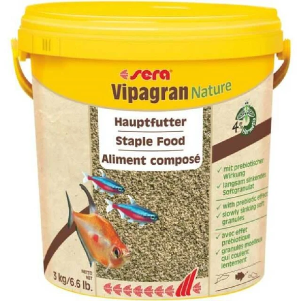 Sera Vipagran Nature 100 gr (Açık) Balık Yemi  SKT:03/2028 ürün görseli 1