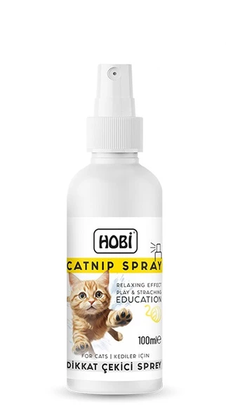 Hobi Catnip Spray Kediler İçin Dikkat Çekici Sprey 100ml ürün görseli 1