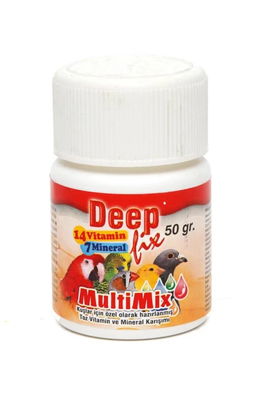Deepfix Multimix 50 gr. Toz Vitamin Kuş için Skt : 01/2027 ürün görseli 1
