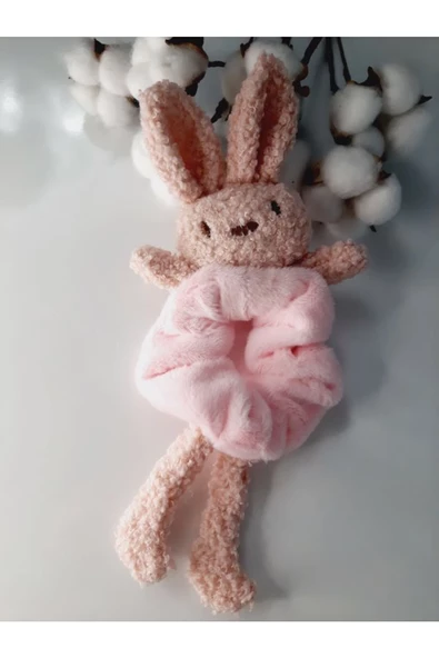 Tavşanlı Havlu Peluş Simit Toka - Resim 4