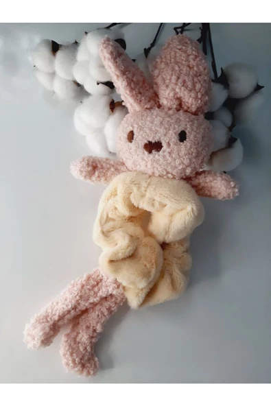 Tavşanlı Havlu Peluş Simit Toka - Resim 2