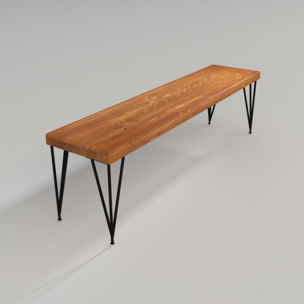 Deryawood Masif Ahşap Rhea Bank  37*160*45cm ürün görseli 1
