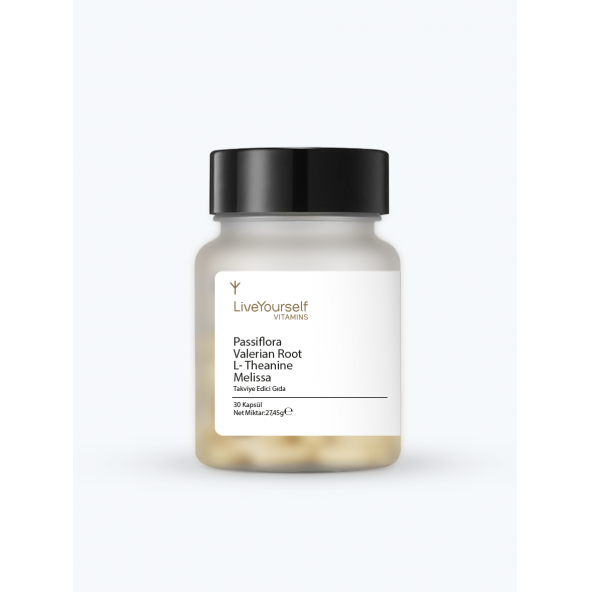 Liveyourself Passiflora Valerian Root L-Theanine Melissa ürün görseli 1