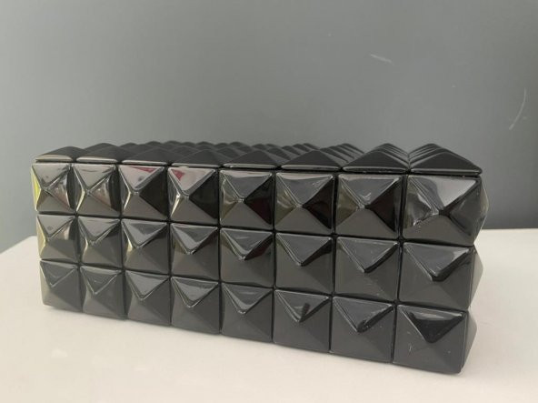 LAMEDORE BLACK PEARL DİKDÖRTGEN SİYAH KUTU 21.5137.5 CM ürün görseli 1