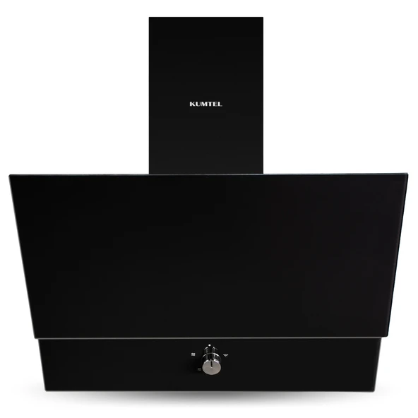 Kumtel Kristal Siyah Cam Ankastre Set - Resim 4