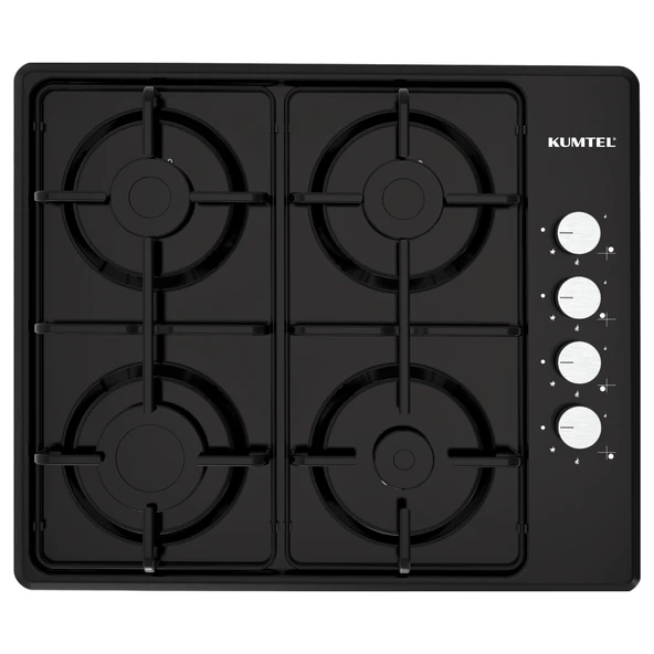 KUMTEL Siyah 2 li Set (Fırın-Ocak) - Resim 2