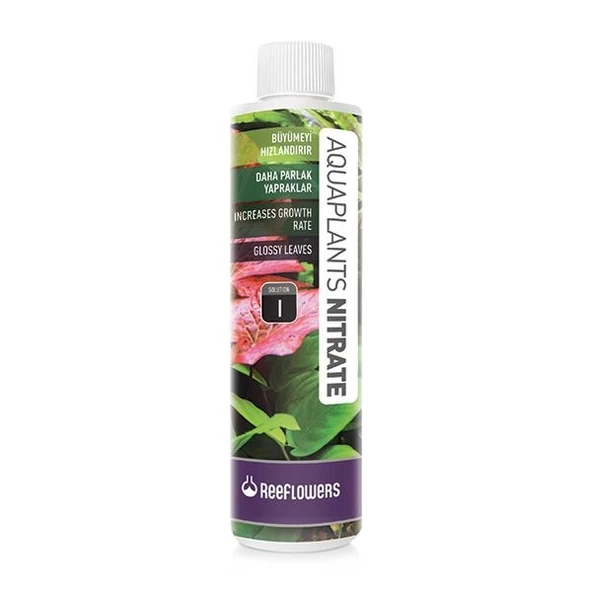 ReeFlowers AquaPlants Nitrate I 250ml. Skt:03/2028 Akvaryum Bitkileri için Büyümeyi Hızlandırır ürün görseli 1