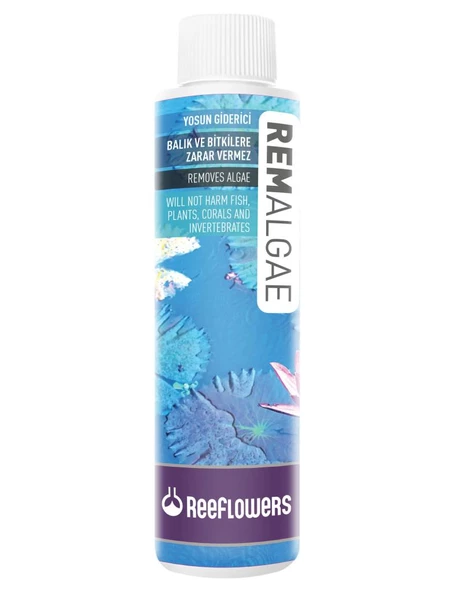 Reeflowers RemAlgae 1000 ml. Skt:12/2027 Yosun Giderici Tatlı Tuzlu ve Bitkili Akvaryumlar için ürün görseli 1