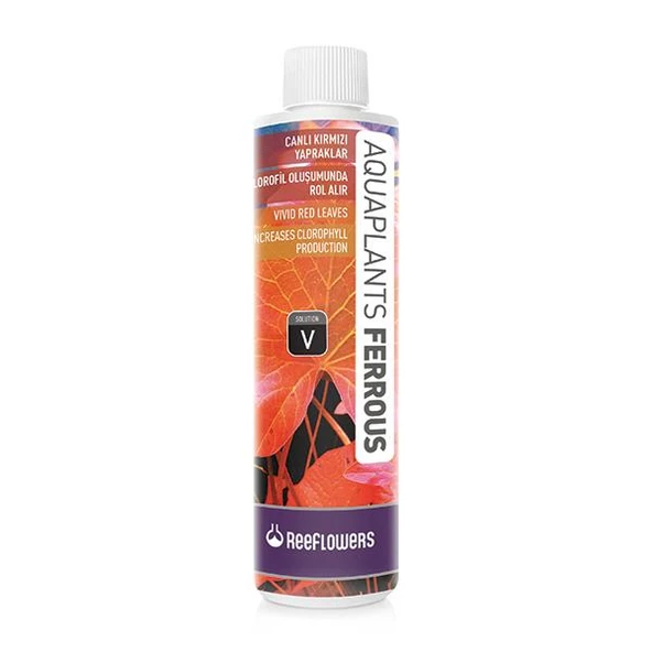 ReeFlowers AquaPlants Ferrous 1000 ml. Skt:07/2027 Bitkili Akvaryum İçin , Büyümeyi Hızlandırır, Canlı Kırmızı Yapraklar ürün görseli 1