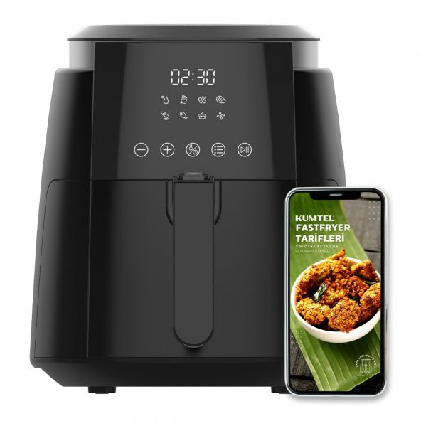 Kumtel Digital Fastfryer ( Yağsız Fritöz Airfryer ) ürün görseli 1