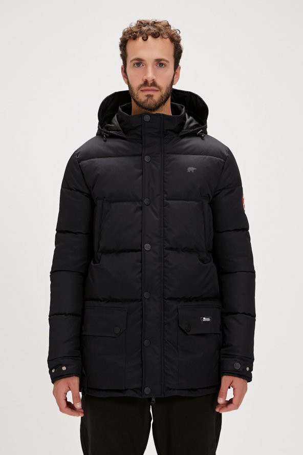 BAD BEAR COLONEL PUFFER COAT ERKEK UZUN MONT ürün görseli 1