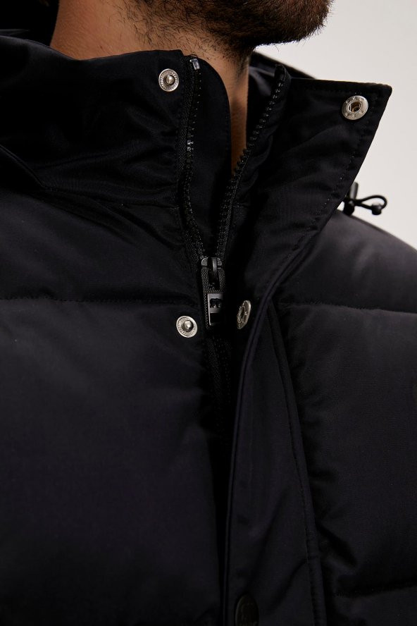 BAD BEAR COLONEL PUFFER COAT ERKEK UZUN MONT - Resim 5