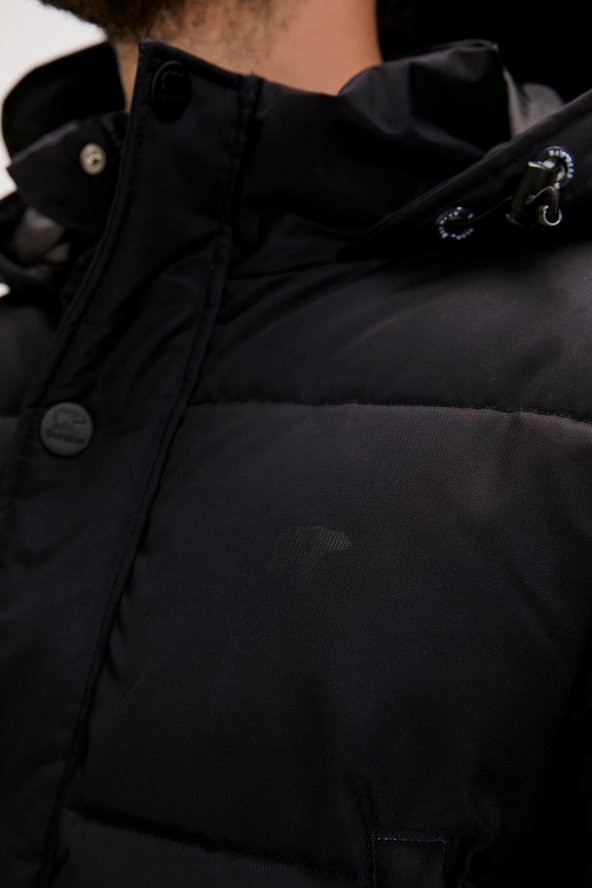 BAD BEAR COLONEL PUFFER COAT ERKEK UZUN MONT - Resim 6