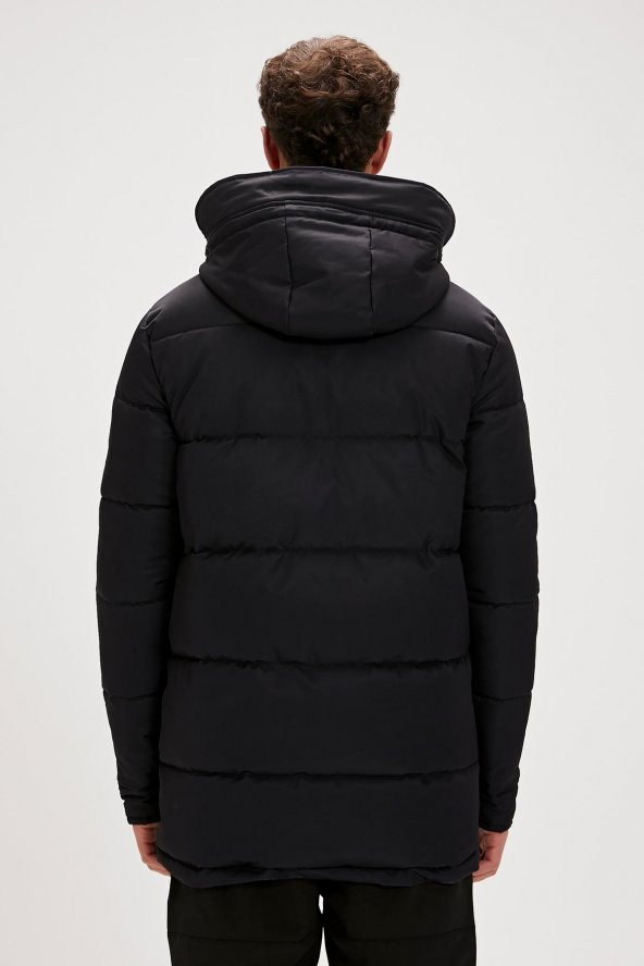 BAD BEAR COLONEL PUFFER COAT ERKEK UZUN MONT - Resim 10