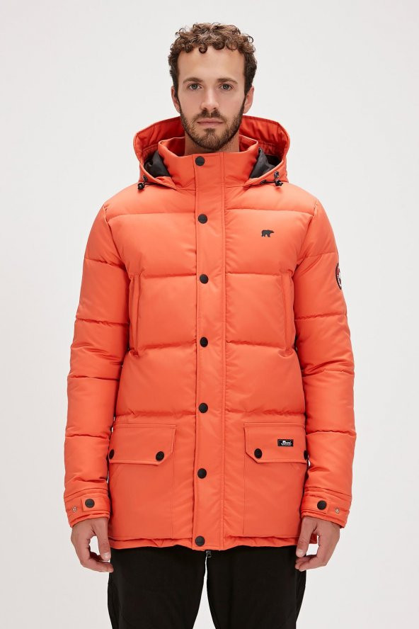 BAD BEAR COLONEL PUFFER COAT ERKEK UZUN MONT - Resim 11