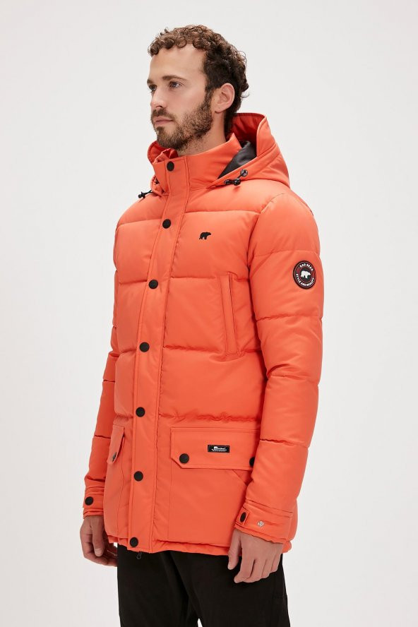 BAD BEAR COLONEL PUFFER COAT ERKEK UZUN MONT - Resim 12