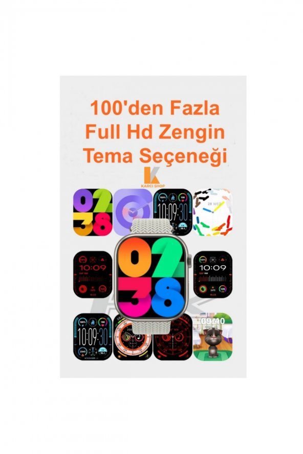 Wacht 8 Ultra 2 Samsung Galaxy S23 Ultra Uyumlu Akıllı Saat 49mm Bt Çağrı Destekli ürün görseli 1