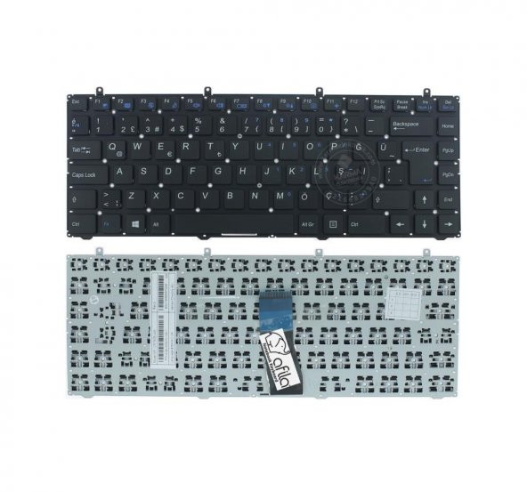 6-80-W5470-430-1 Notebook Klavyesi - Siyah - TR ürün görseli 1