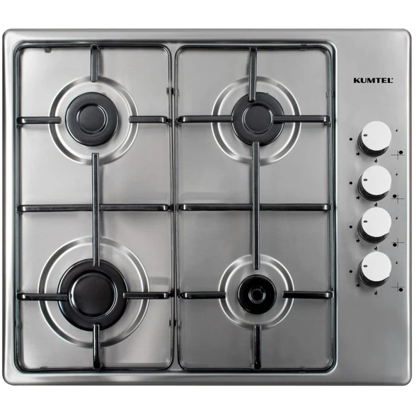 Kumtel KO 420F Inox Doğalgazlı Set Üstü Ocak ürün görseli 1