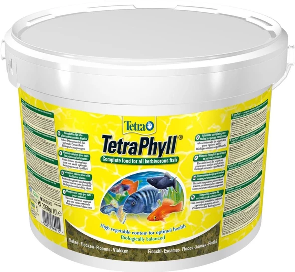 Tetra Phyll 250gr (Açık) Kilitli Poşette Göndeilir Anadalo Pet Bandrollü Bitkisel Pul Yem  SKT: 02/2028 ürün görseli 1