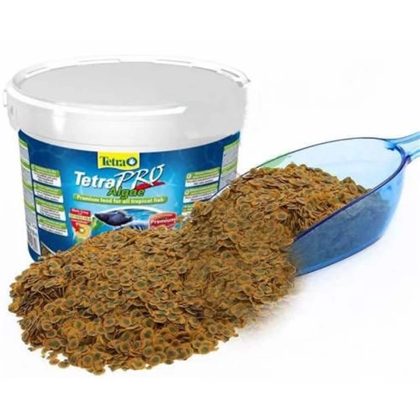 Tetra Pro Algae 250 gr  Skt: 07/2028 Bitkisel Cichlid Balık Yemi Kovadan Bölme ürün görseli 1