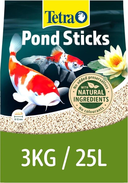 Tetra Pond Sticks Yeşil 100 gr Poşette Açık Skt : 08/2028 ürün görseli 1