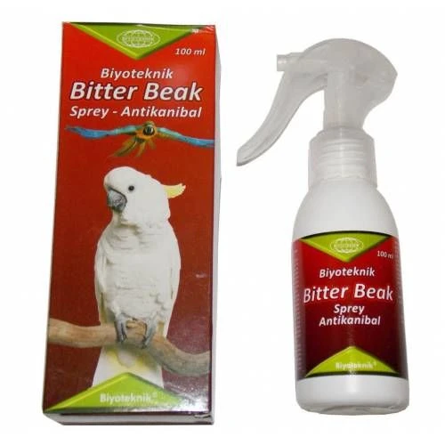 Biyoteknik Bitter Beak Tüy Yolmayı Önleyici Sprey 100 ml. SKT: 01/2028 ürün görseli 1