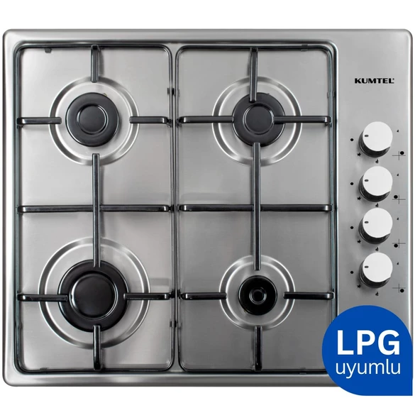 Kumtel İnox Setüstü Ocak KO-420 F (LPG) ürün görseli 1