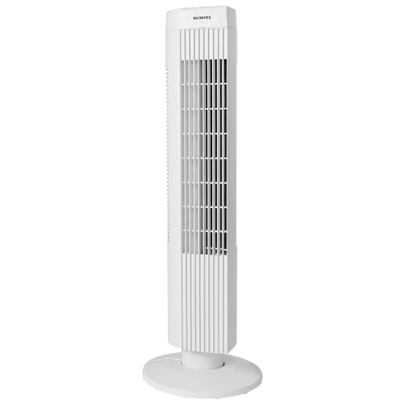 Kumtel KTF-258W Kule Tipi Beyaz Vantilatör – 50W, Zaman Ayarlı, 3 Hız Kademeli, Sessiz Çalışma ürün görseli 1