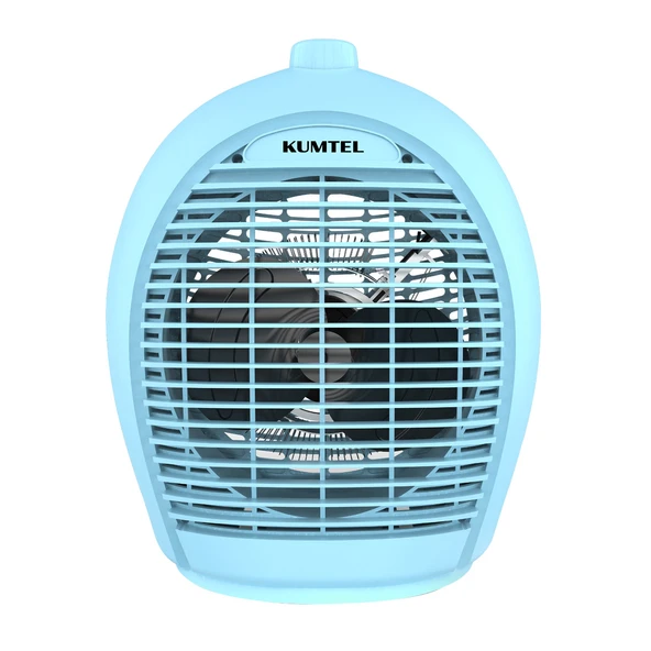 KUMTEL Mavi Fanlı Isıtıcı 2000 W LX-6331 ürün görseli 1