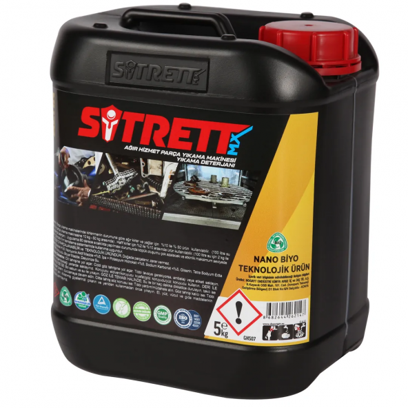 SİTRETT MX Profesyonel Parça Yıkama Makinesi Deterjanı 5 Kg ürün görseli 1